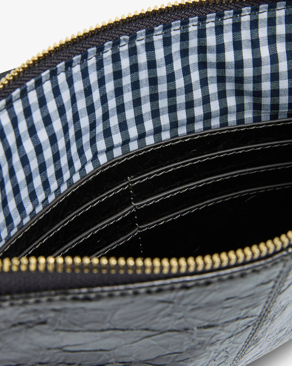Elms & King Bowery Wallet Charcoal Crinkle