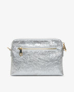 Elms & King Bowery Wallet Silver Crinkle