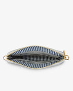 Elms & King Bowery Wallet Silver Crinkle