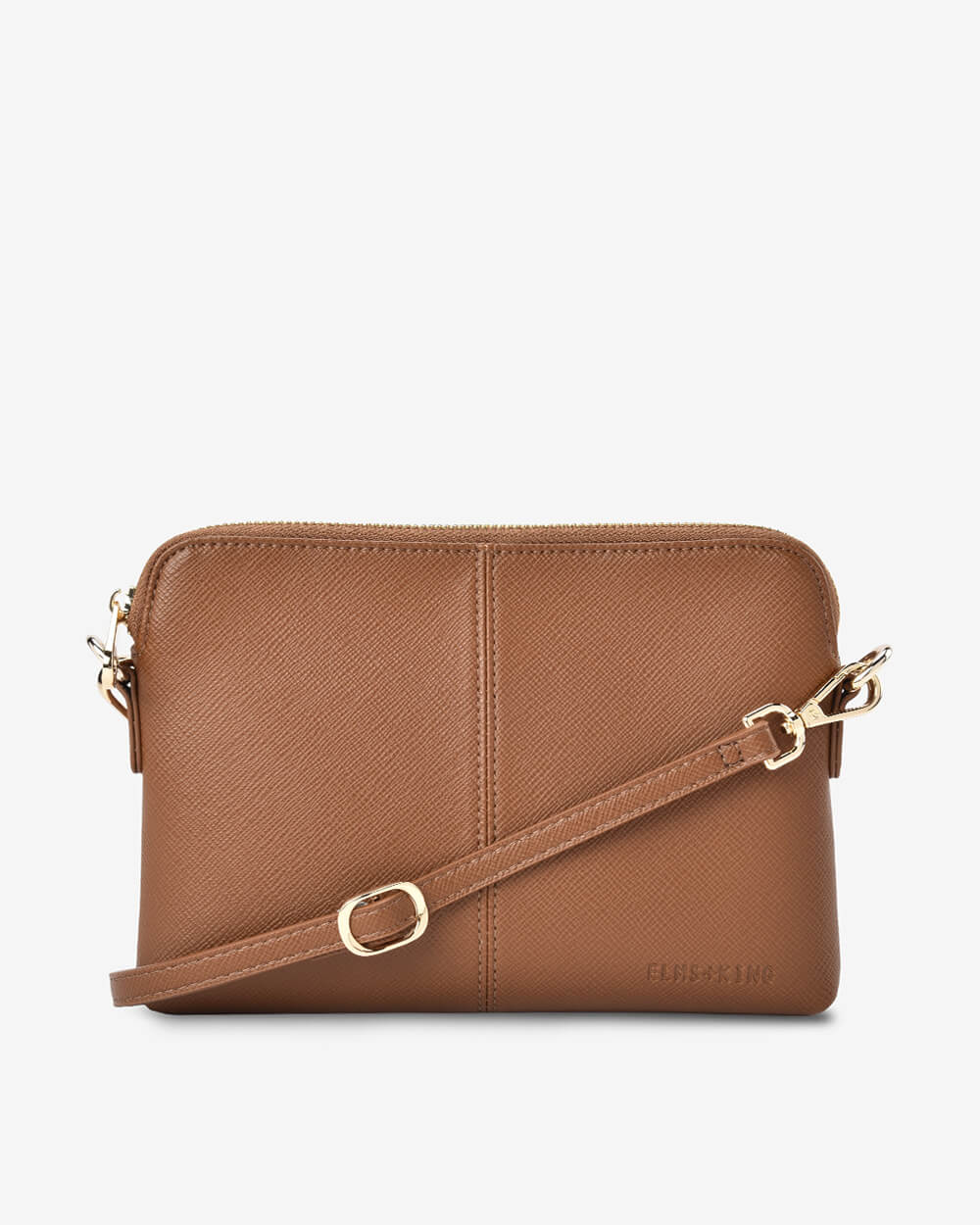 Elms & King Bowery Wallet Tan Saffiano