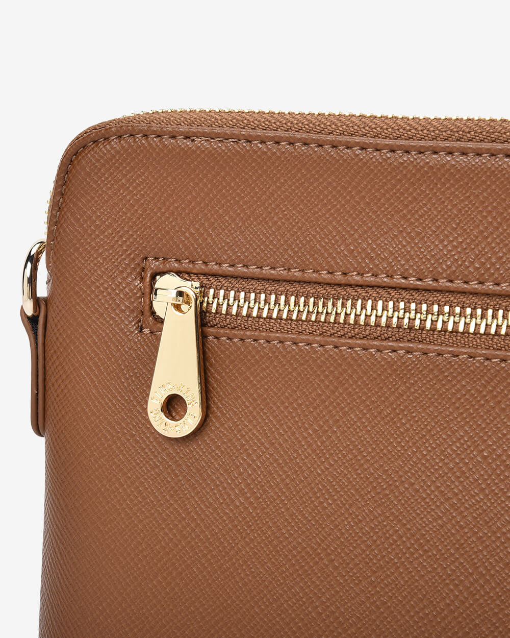 Elms & King Bowery Wallet Tan Saffiano
