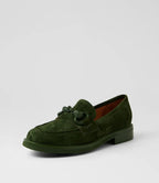 Django & Juliette Belgrades Olive Suede