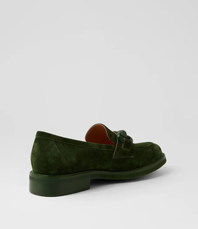 Django & Juliette Belgrades Olive Suede