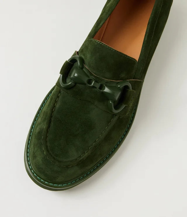 Django & Juliette Belgrades Olive Suede