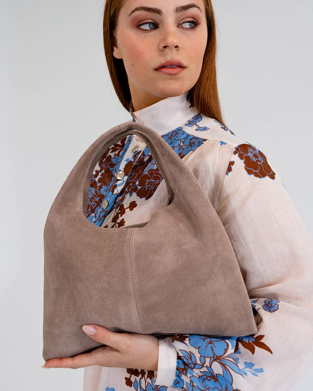 Arlington Milne Emery Tote Fawn Suede