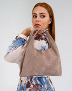 Arlington Milne Emery Tote Fawn Suede