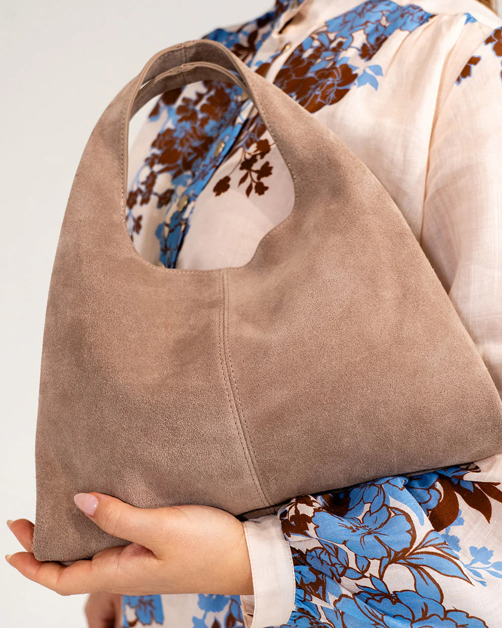 Arlington Milne Emery Tote Fawn Suede