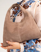 Arlington Milne Emery Tote Fawn Suede