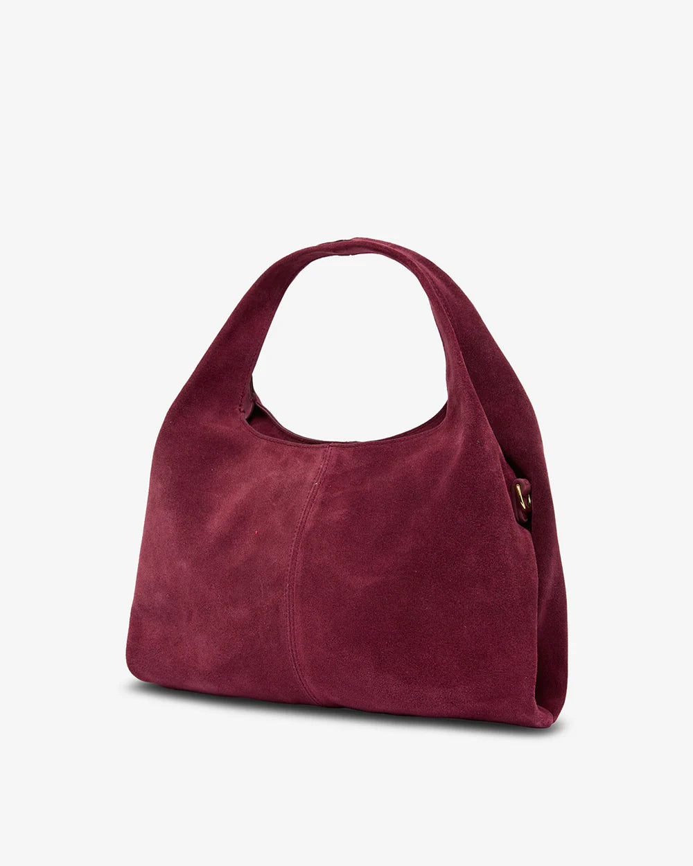 Arlington Milne Emery Tote Burgandy Suede