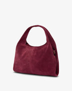 Arlington Milne Emery Tote Burgandy Suede