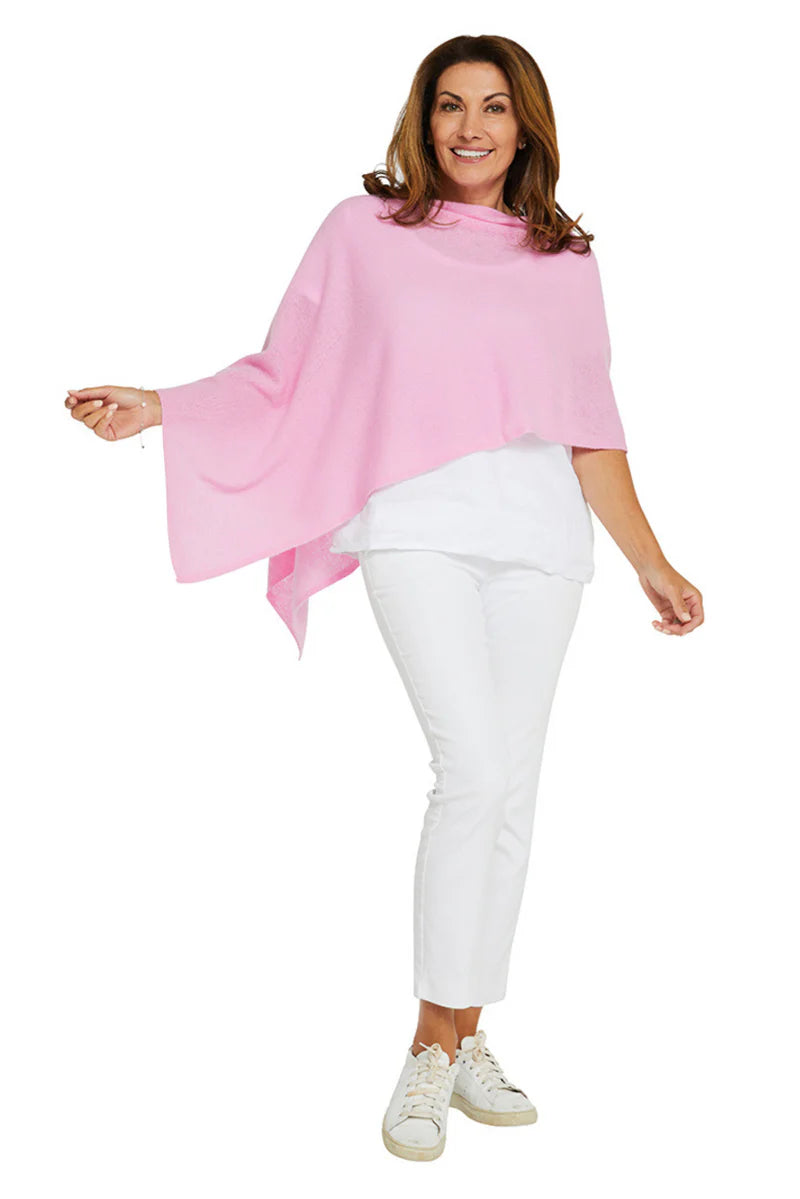 Esperance & Co Cashmere Topper Glam Pink