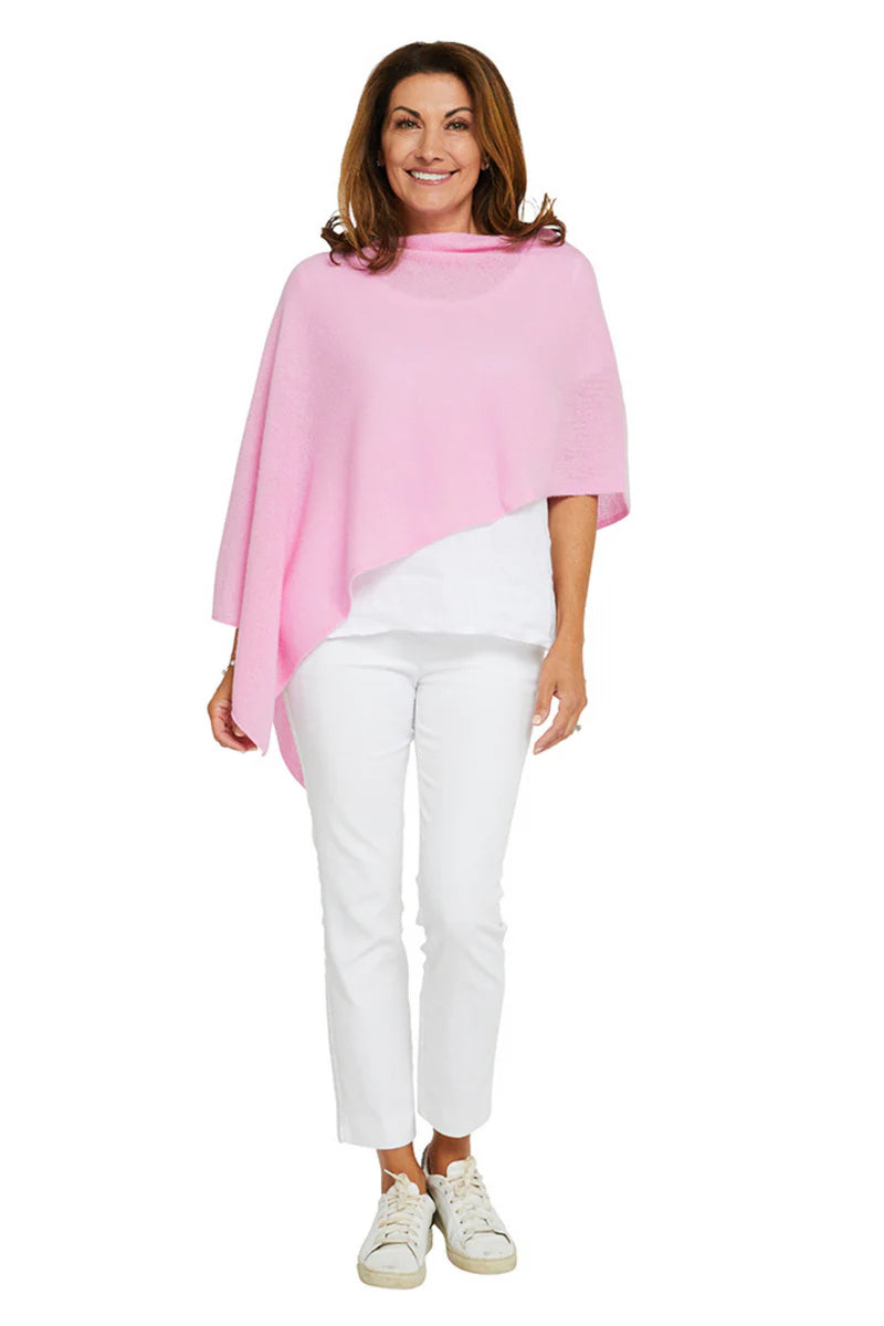 Esperance & Co Cashmere Topper Glam Pink