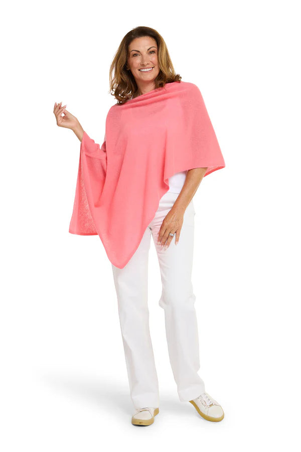 Esperance & Co Cashmere Topper Grapefruit