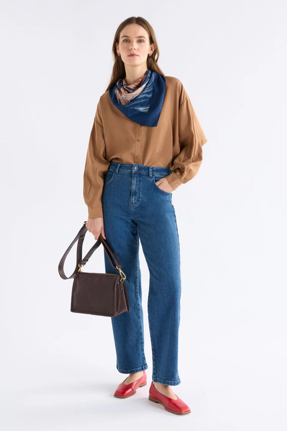 Elk Halben Crossbody Espresso