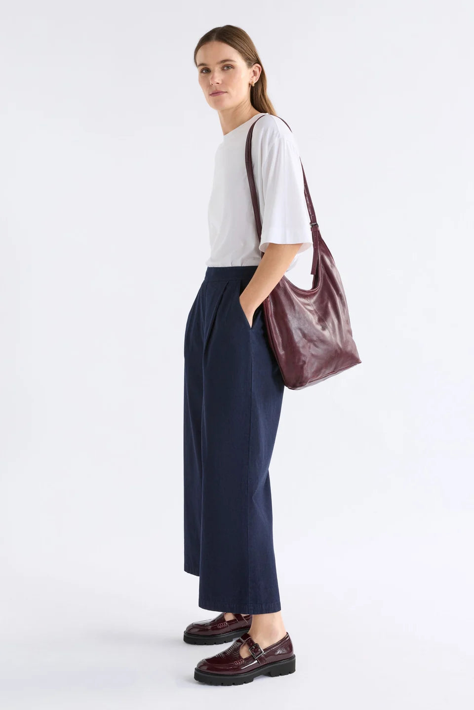 Elk Gaele Large Crossbody Bordeaux