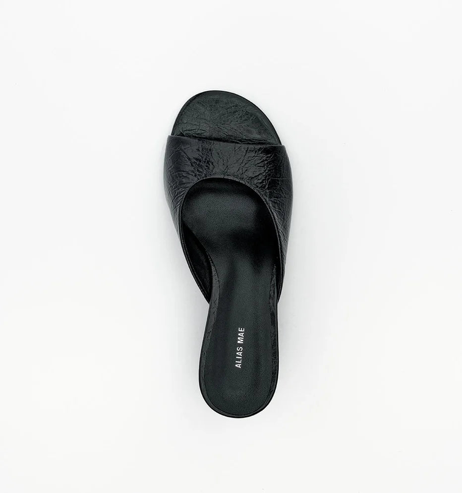 Alias Mae Mina Black Oily Crinkle