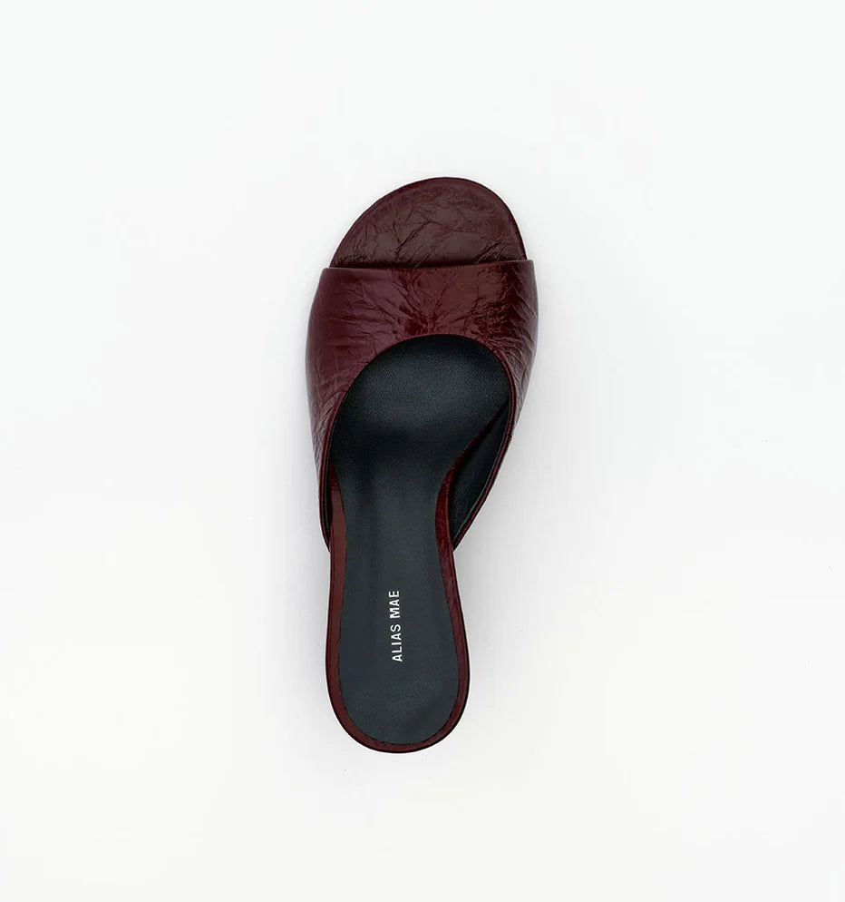 Alias Mae Mina Burgundy Oily Crinkle