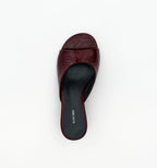 Alias Mae Mina Burgundy Oily Crinkle