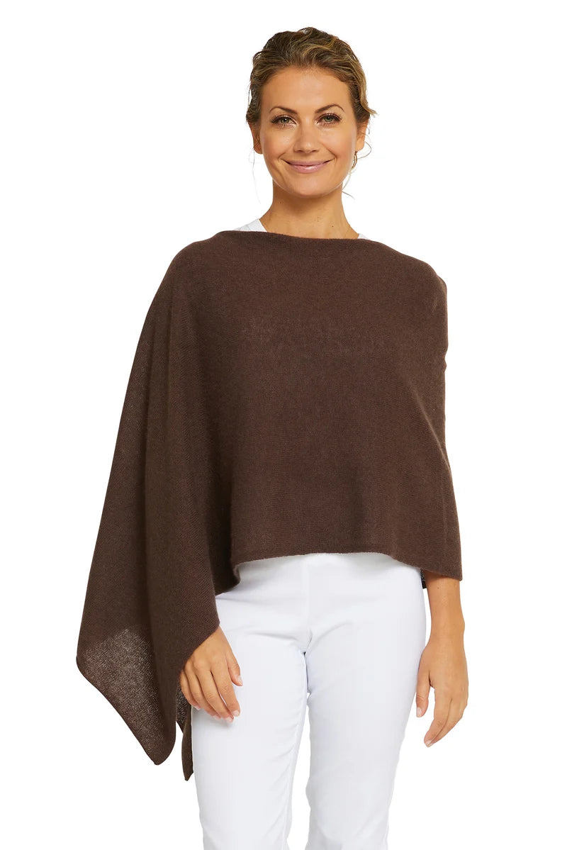 Esperance & Co Cashmere Topper Mocha