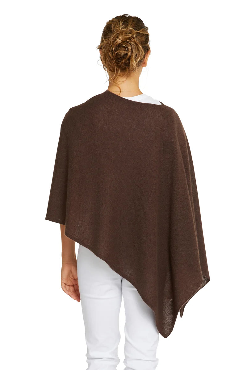 Esperance & Co Cashmere Topper Mocha