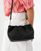 Elms & King Monty Weave Xbody Black