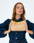 Elms & King Monty Weave Xbody Gold