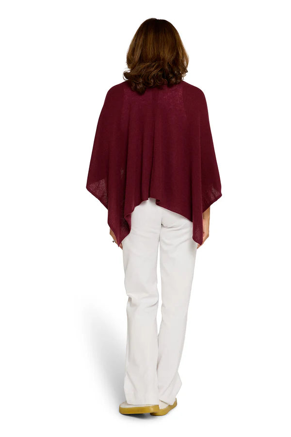 Esperance & Co Cashmere Topper Sangria