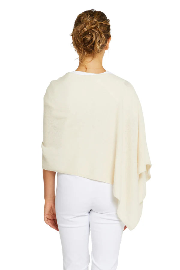 Esperance & Co Cashmere Topper Snow