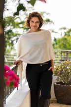 Esperance & Co Cashmere Topper Snow