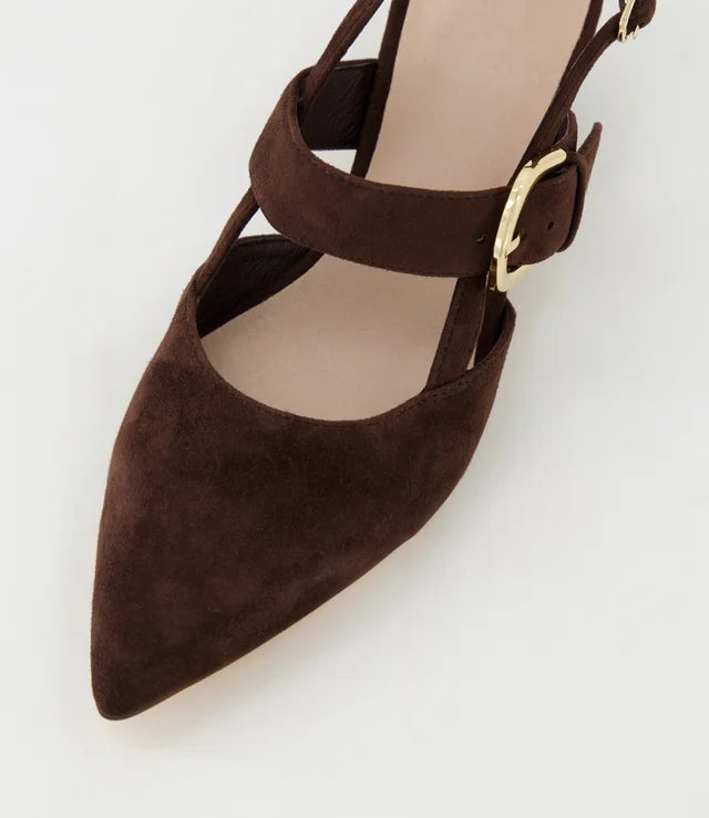 Top End Asten Choc Suede