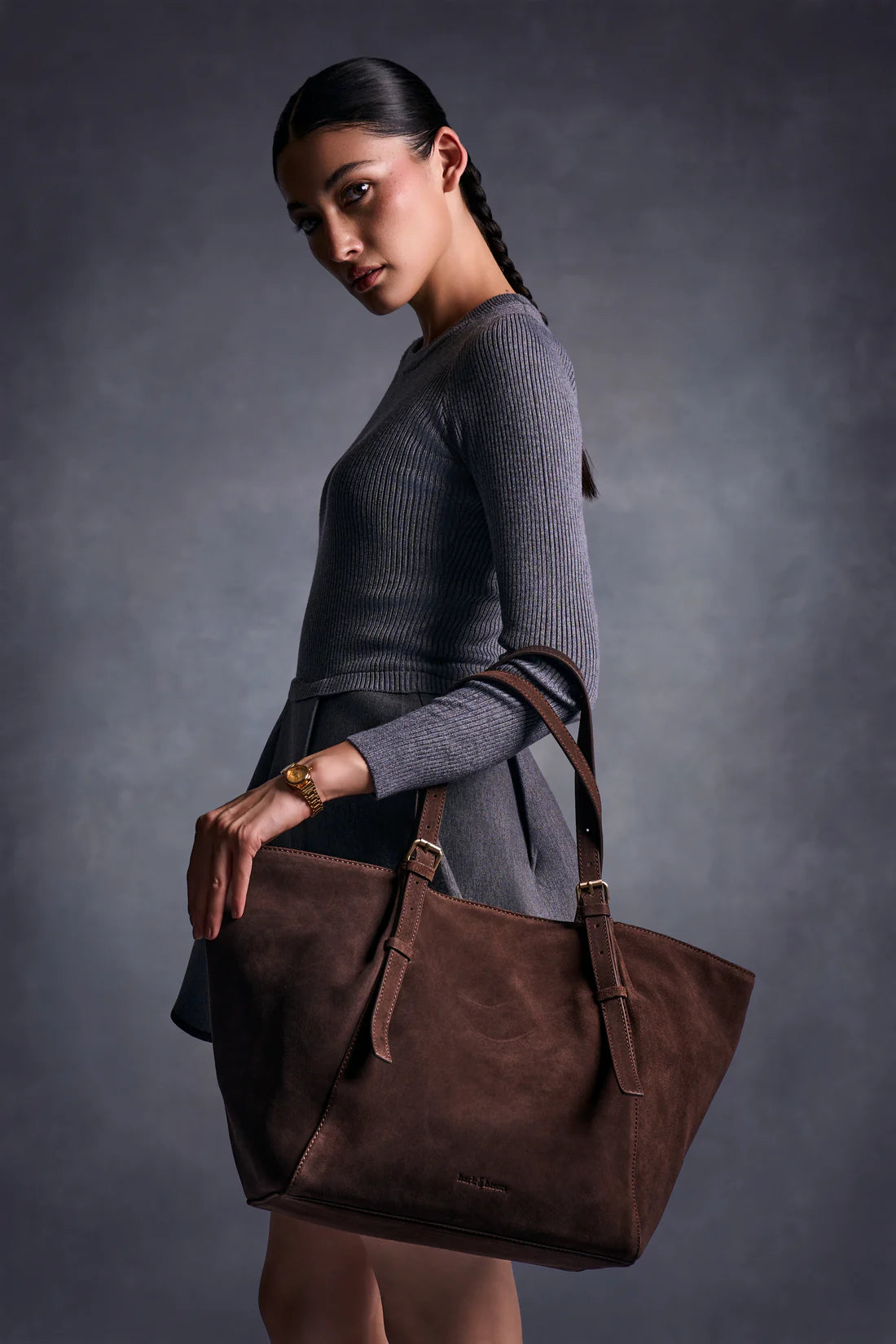 Bark & Bison The Dusk Ridge Tote Chocolate