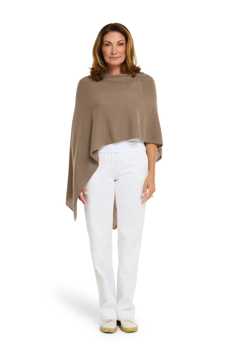 Esperance & Co Cashmere Topper Truffle