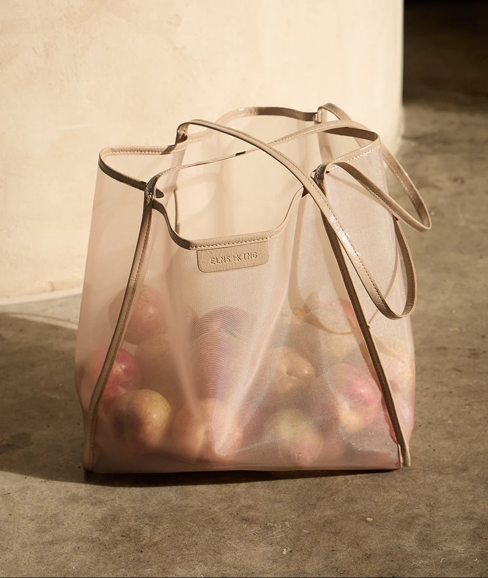 Elms & King Zanzibar Mesh Bag Camel