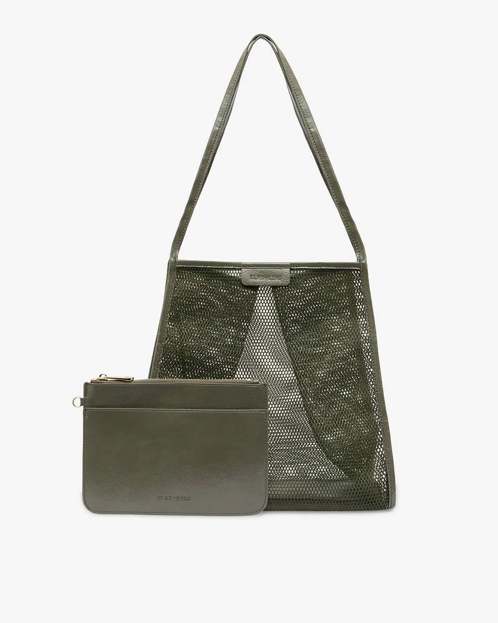 Elms & King Zanzibar Mesh Bag Khaki