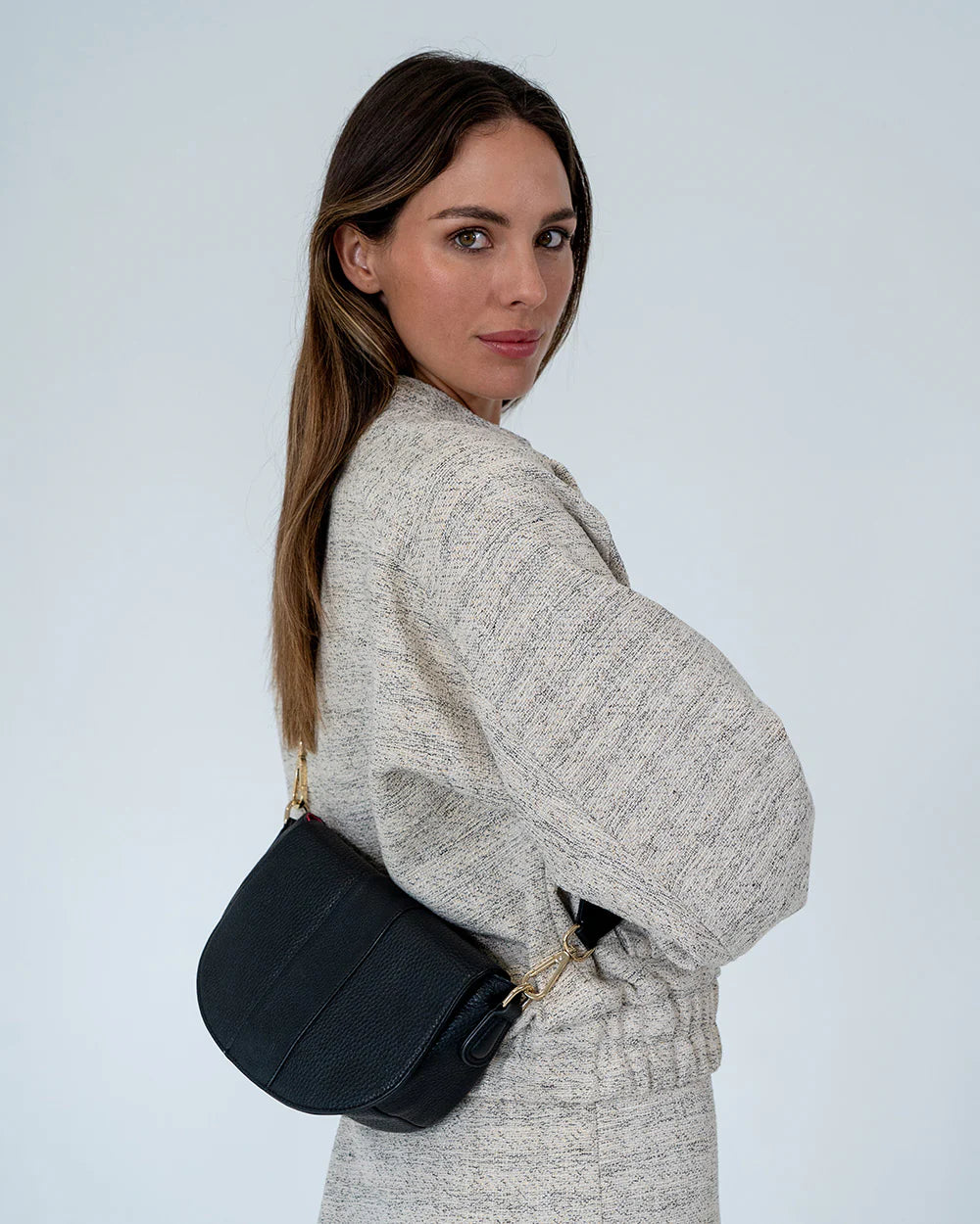Arlington Milne Zara Saddle Bag Black