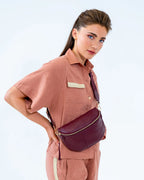 Arlington Milne Zara Sling Bag Burgundy