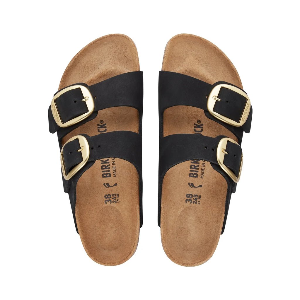 Birkenstock Arizona Nar Big Buckle Black Nubuck