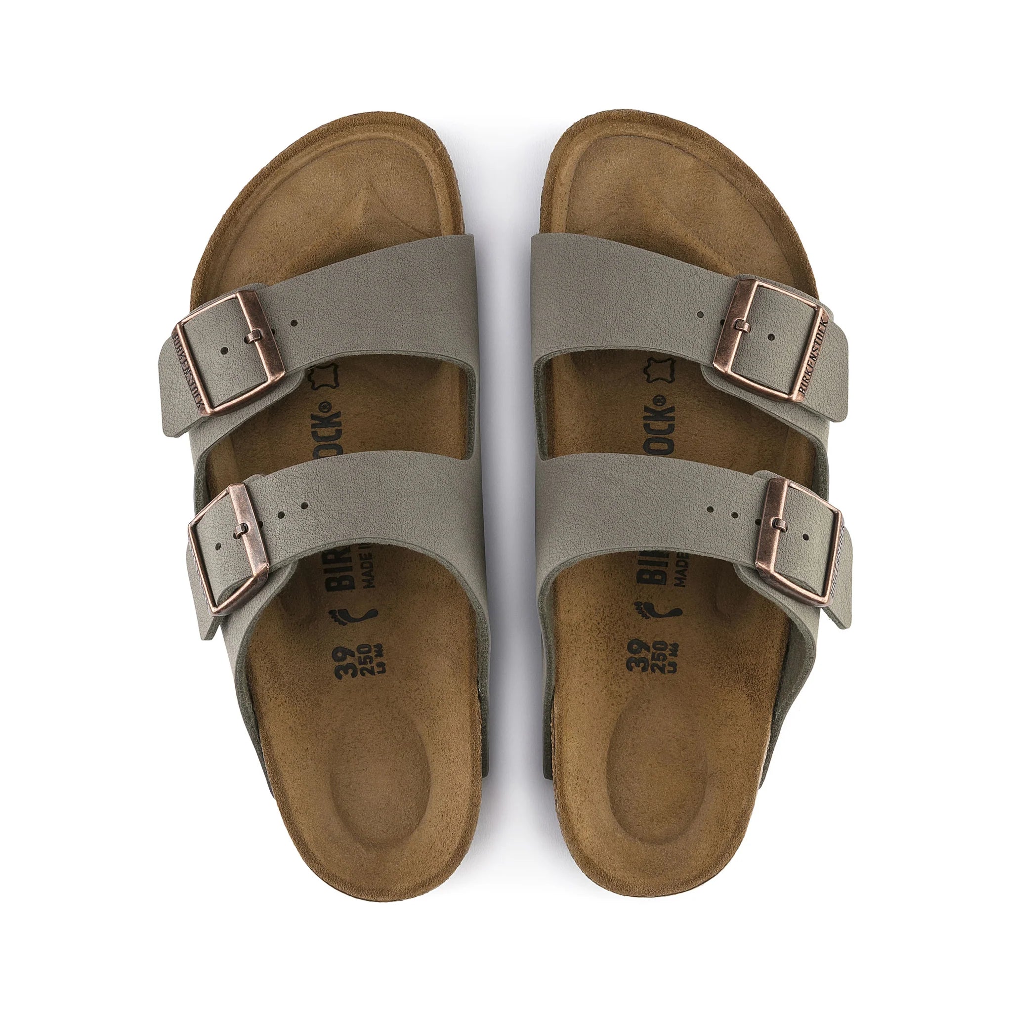 Birkenstock Arizona Nar Birkibuc Stone