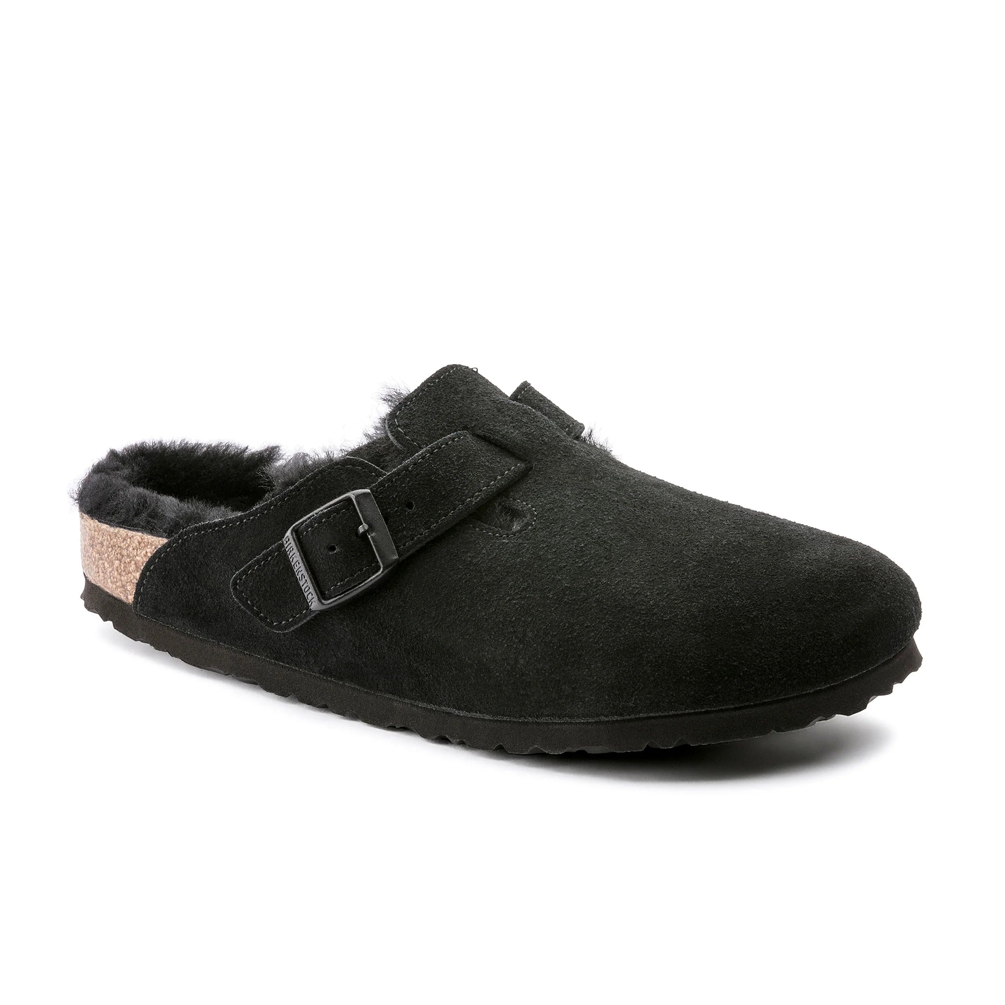 Birkenstock Boston Nar Shearling Black