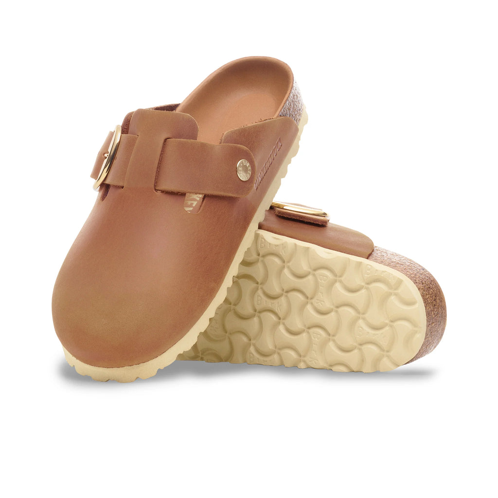 Birkenstock Boston Nar Big Buckle Cognac
