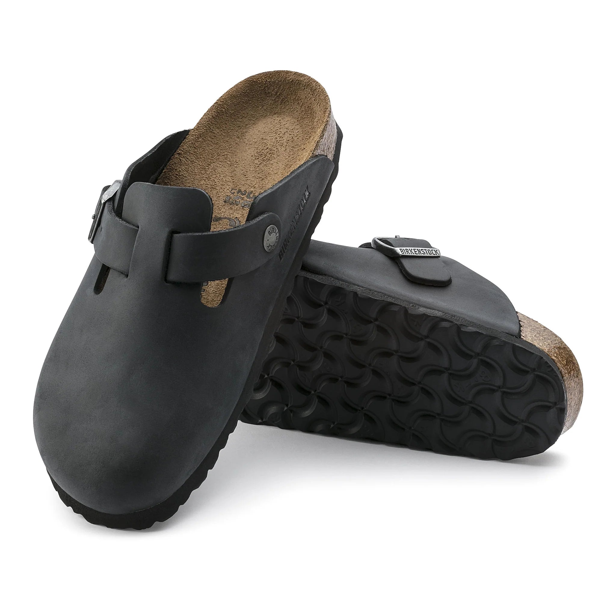 Birkenstock Boston Nar Black Oiled
