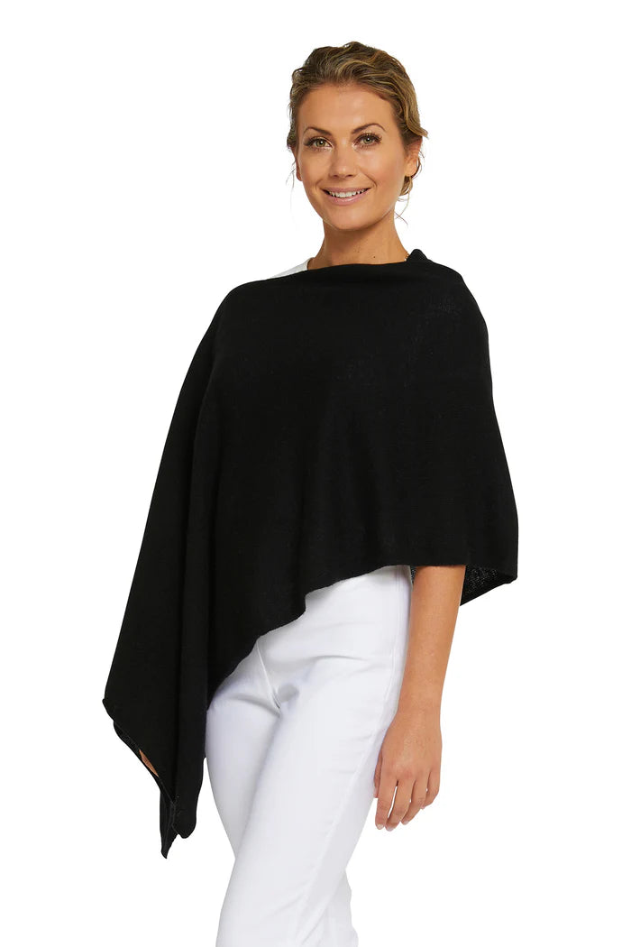 Esperance & Co Cashmere Topper Ebony
