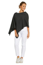 Esperance & Co Cashmere Topper Charcoal