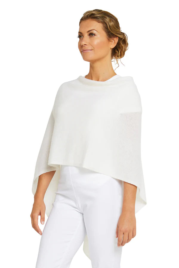 Esperance & Co Cashmere Topper White