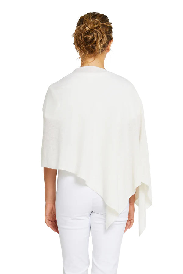 Esperance & Co Cashmere Topper White