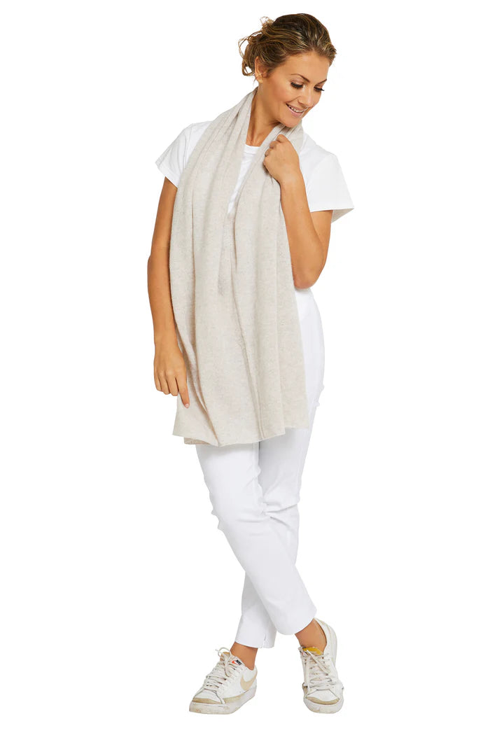Esperance & Co Cashmere Topper Latte