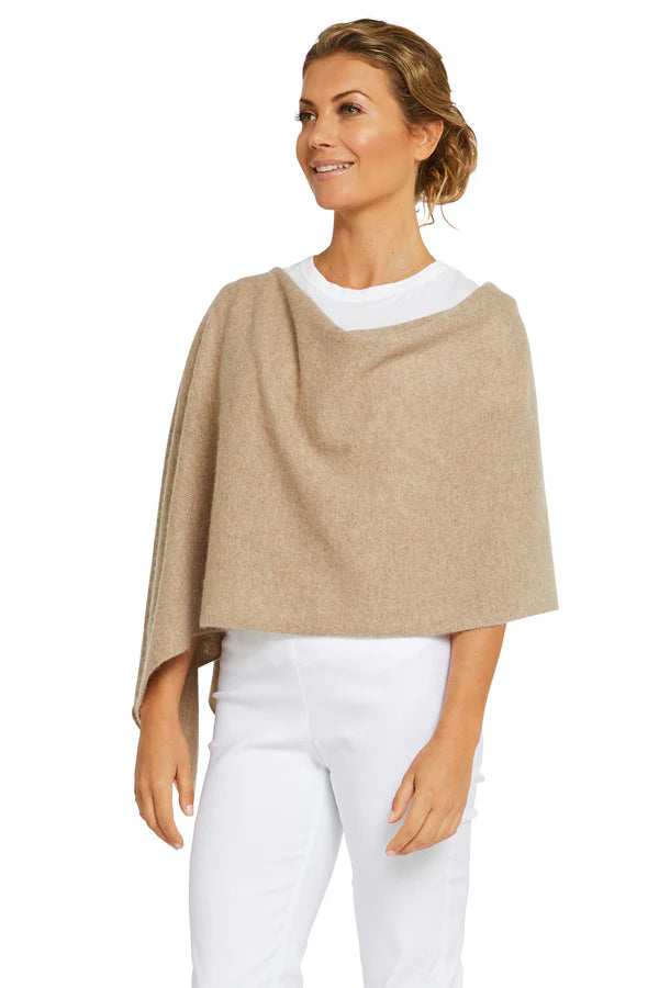 Esperance & Co Cashmere Topper Natural