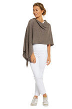 Esperance & Co Cashmere Topper Chestnut