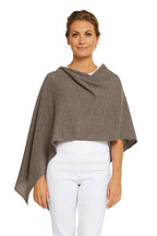 Esperance & Co Cashmere Topper Chestnut