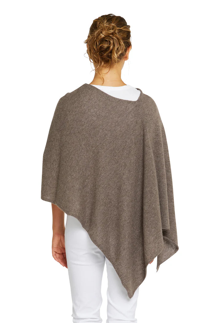 Esperance & Co Cashmere Topper Chestnut